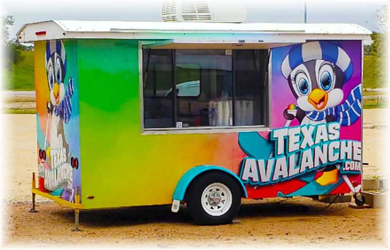 Texas Avalanche Shaved Ice Image 1
